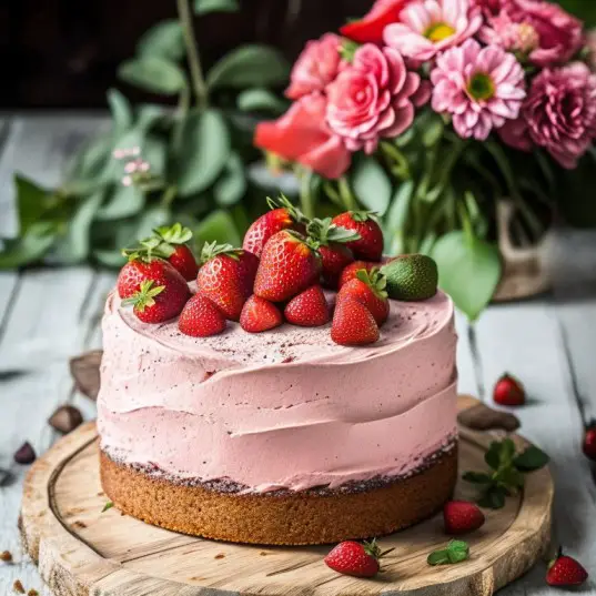 Easy Vegan Strawberry and Rhubarb Cake | Don't Waste Your Taste Vegane  Rezepte von Rahel Lutz