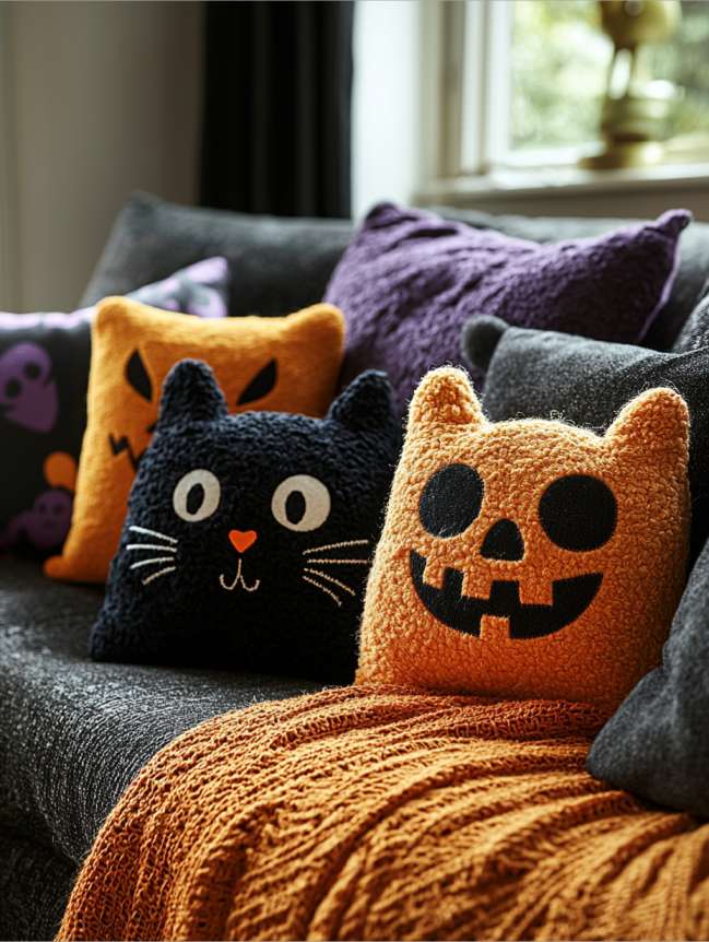 Living Room Halloween Decoration Indoor Ideas