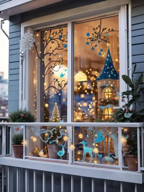 20 Christmas Decor Ideas For Apartment Balconies In 2023   Christmas Decor Ideas For Apartment Balconies 31 471x628 