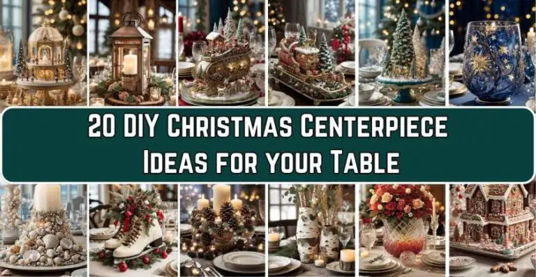 20 DIY Christmas Centerpiece Ideas for your Table in 2023