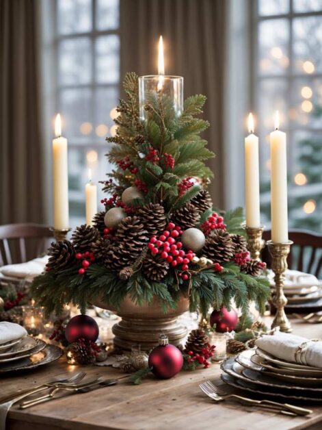 20 Diy Christmas Centerpiece Ideas For Your Table In 2023