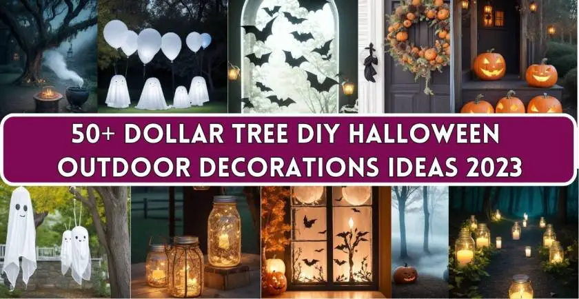 Dollar Tree DIY Halloween outdoor decorations ideas