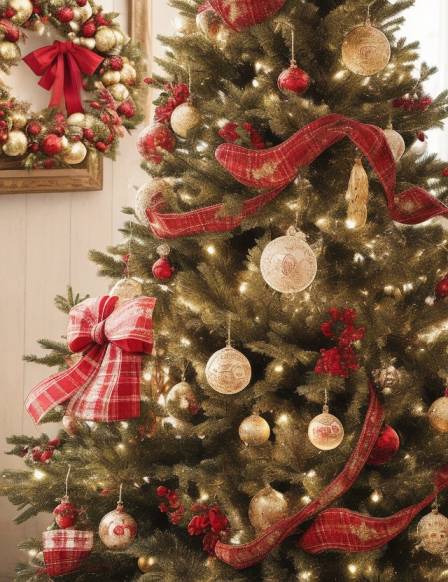 18 Traditional Farmhouse Christmas Tree Decor Ideas for 2023