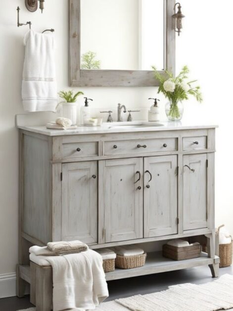 35 Farmhouse Bathroom Vanity Ideas for 2023