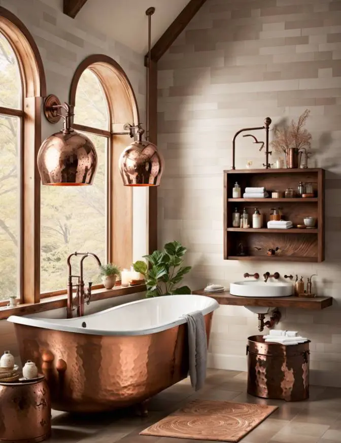 Modern Rustic Bathroom Design Ideas