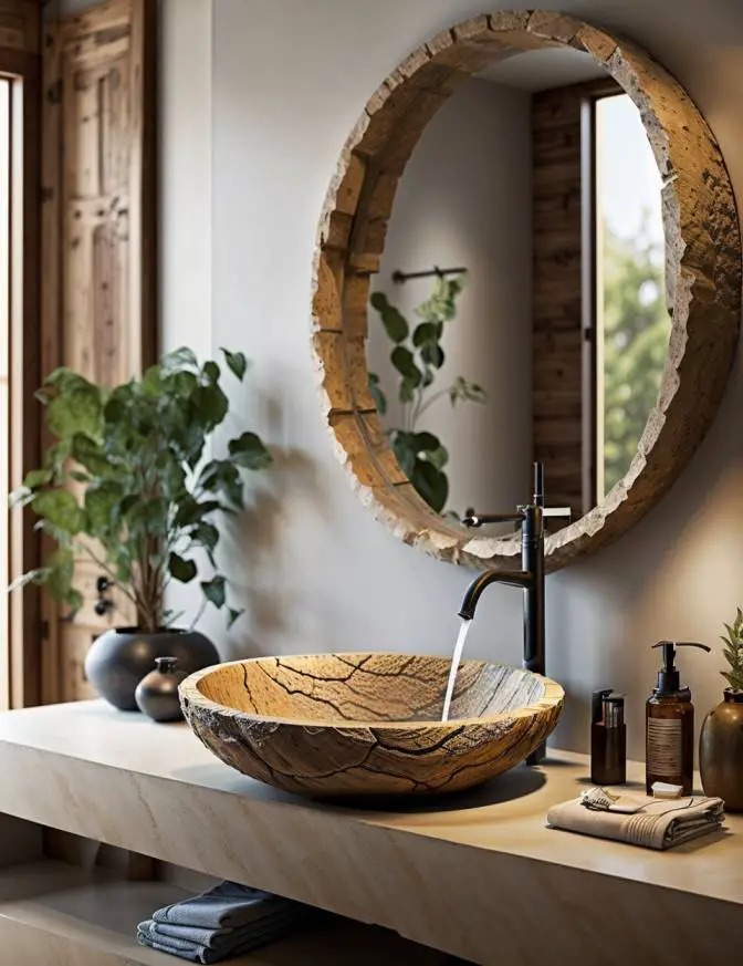 Modern Rustic Bathroom Design Ideas