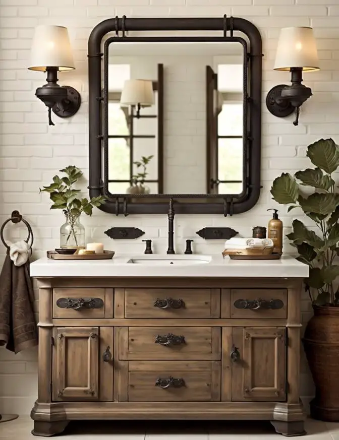 Modern Rustic Bathroom Design Ideas