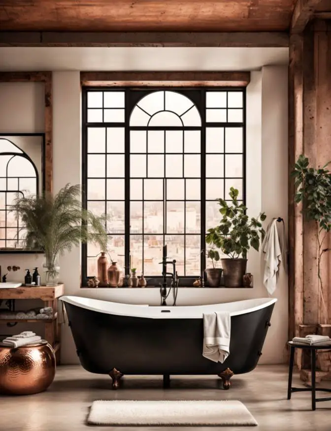 Modern Rustic Bathroom Design Ideas