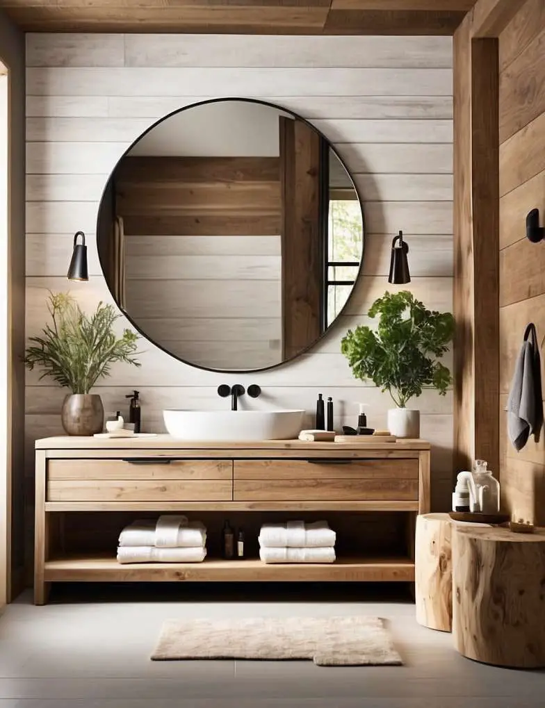 Modern Rustic Bathroom Design Ideas