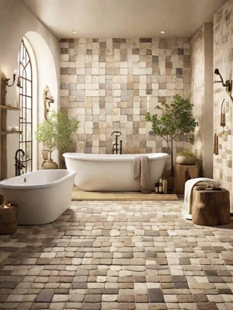 41 Rustic Bathroom Tile Ideas: Stylish Transformations