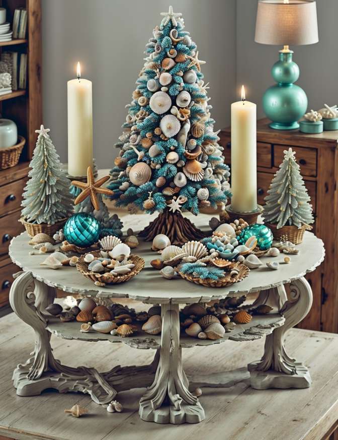 Christmas Decor Ideas for Your Sofa Table