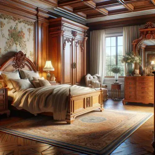 Stunning Cherry Wood Bedroom Decorating Ideas