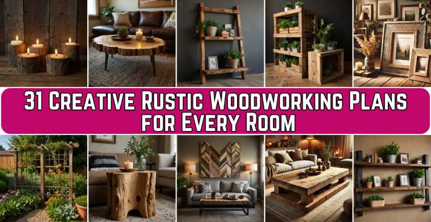 rustic woodworking plans