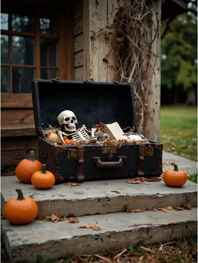 Antique Halloween Front Porch Decorating Ideas