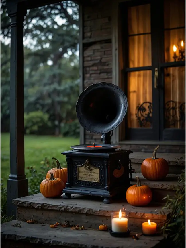 Antique Halloween Front Porch Decorating Ideas