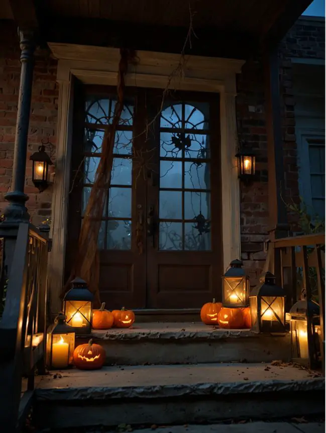 Antique Halloween Front Porch Decorating Ideas