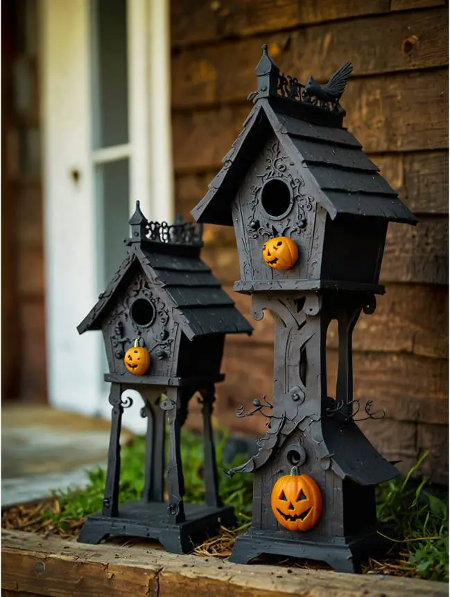 Antique Halloween Front Porch Decorating Ideas