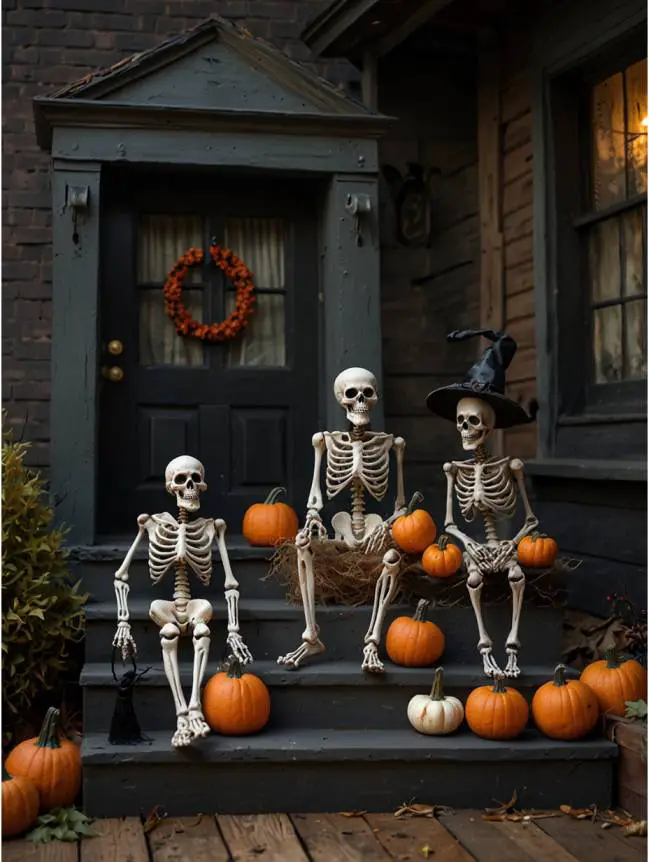 Antique Halloween Front Porch Decorating Ideas