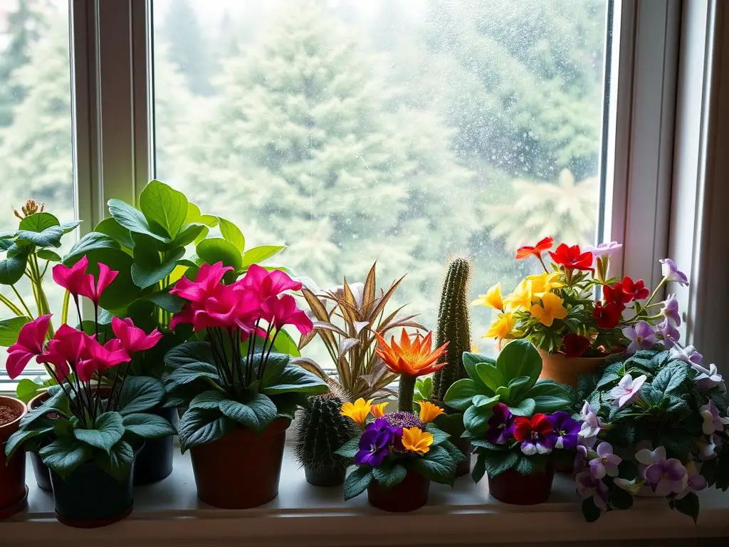 Cold-tolerant flowering houseplants