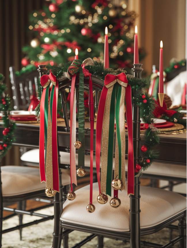 DIY Christmas Chair Decoration Ideas