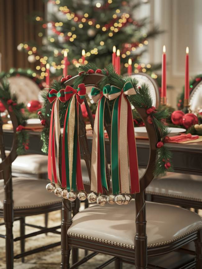 DIY Christmas Chair Decoration Ideas