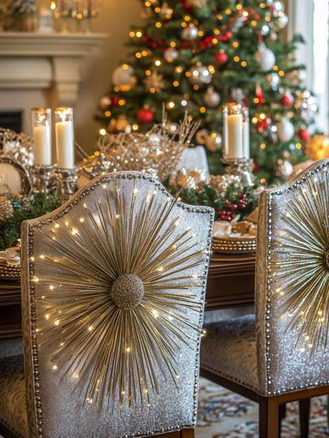 DIY Christmas Chair Decoration Ideas