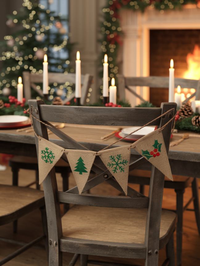 DIY Christmas Chair Decoration Ideas