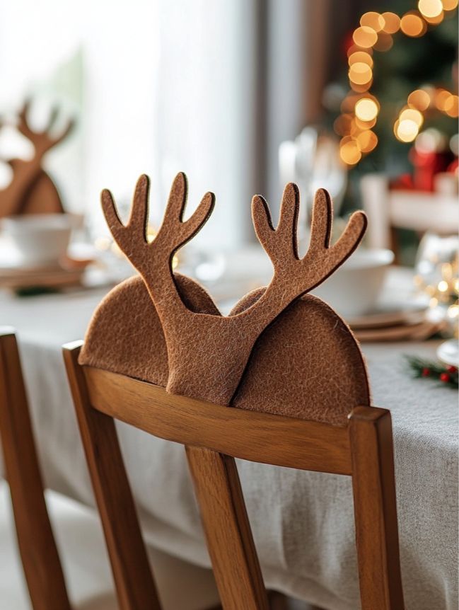 DIY Christmas Chair Decoration Ideas