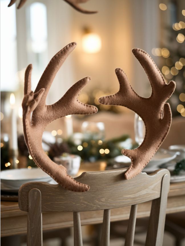 DIY Christmas Chair Decoration Ideas