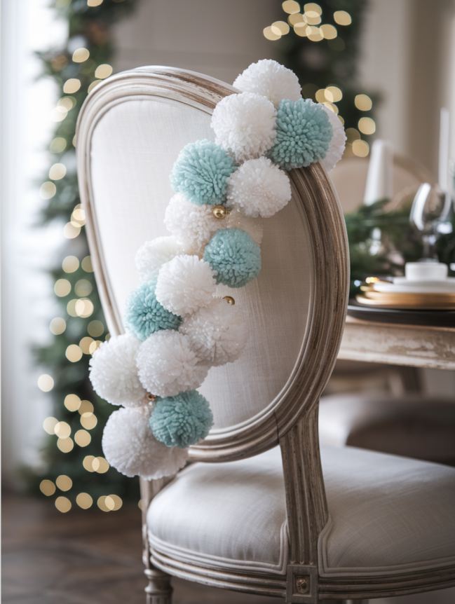 DIY Christmas Chair Decoration Ideas