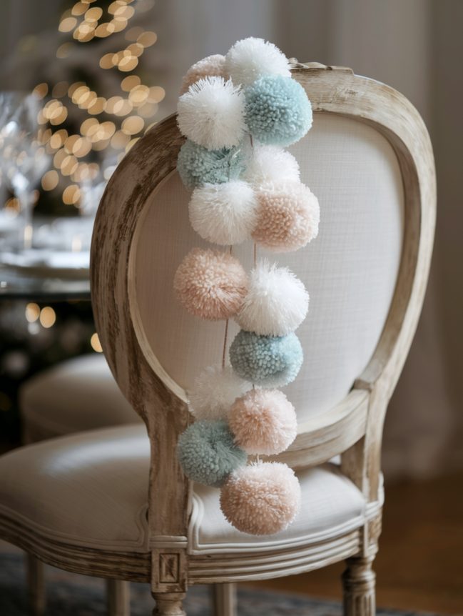 DIY Christmas Chair Decoration Ideas