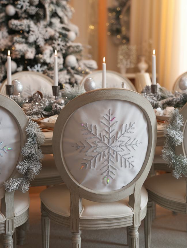 DIY Christmas Chair Decoration Ideas