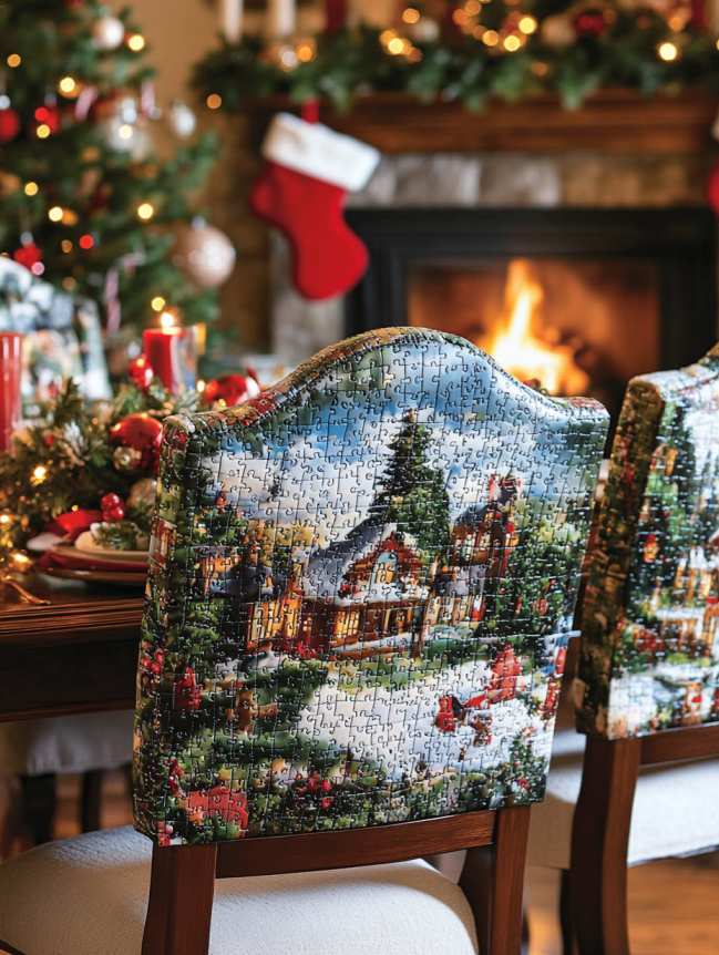 DIY Christmas Chair Decoration Ideas