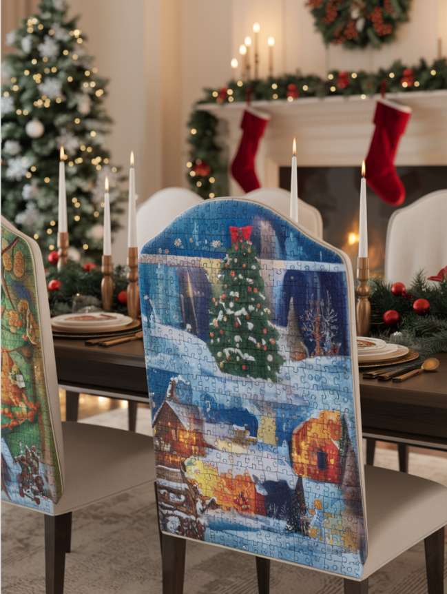 DIY Christmas Chair Decoration Ideas