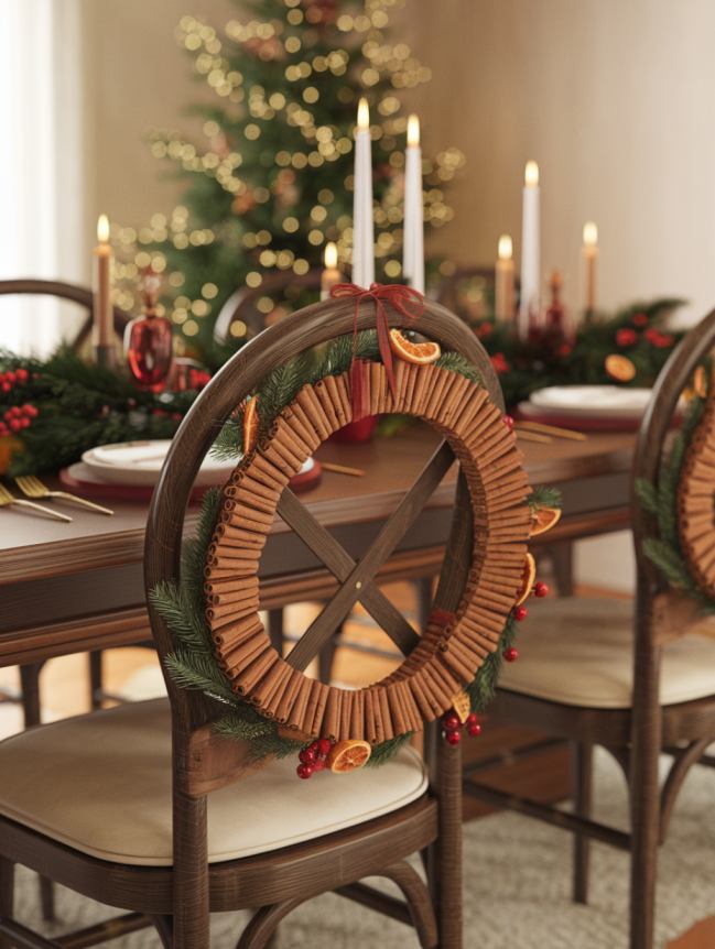 DIY Christmas Chair Decoration Ideas