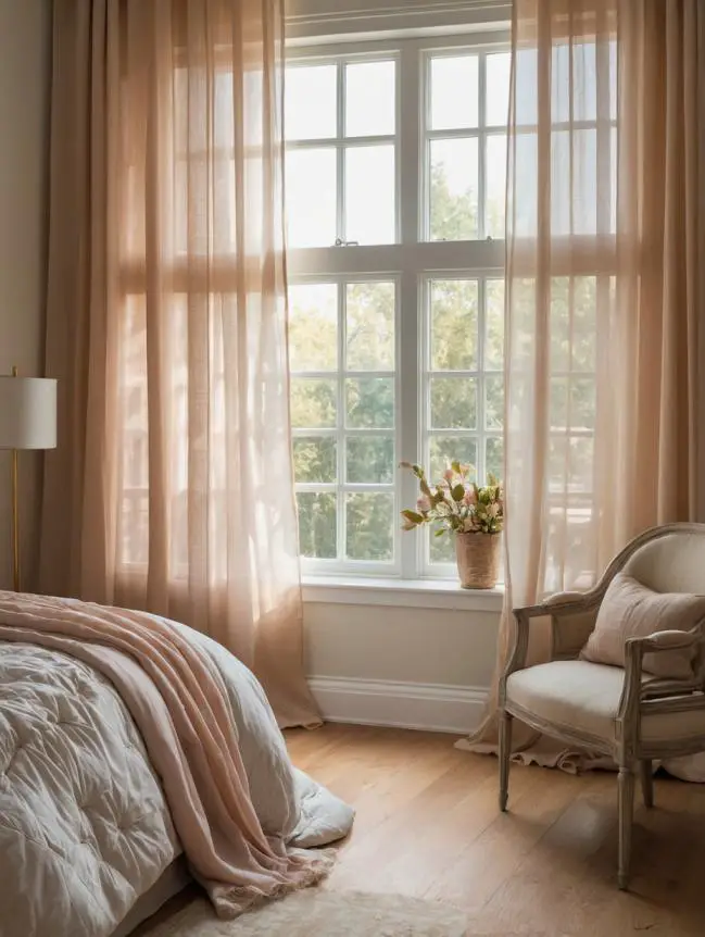 Fall-Themed Curtains and Drapes in Your Bedroom