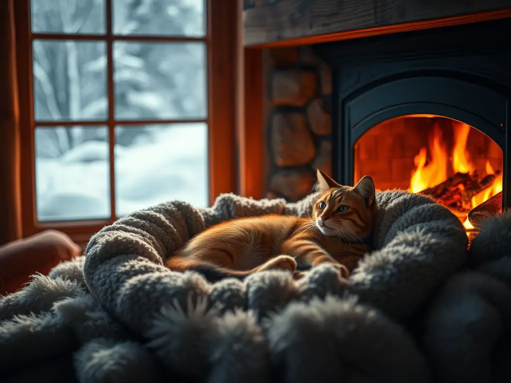 Heated Cat Beds for Cold Nights