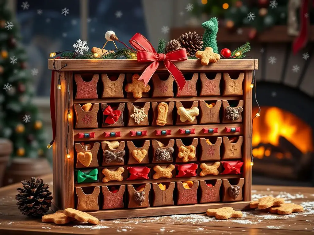 Make a Christmas Dog Treat Advent Calendar