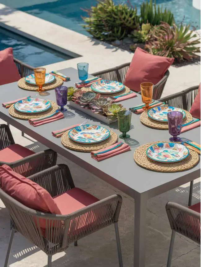 Outdoor Dining Table Decor Ideas