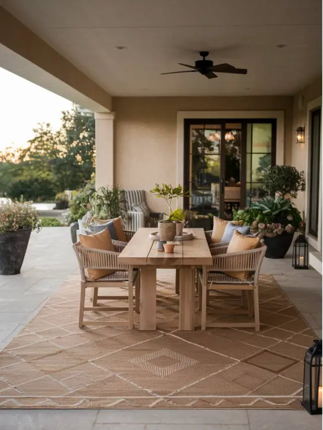 Outdoor Dining Table Decor Ideas