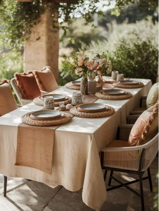 Outdoor Dining Table Decor Ideas