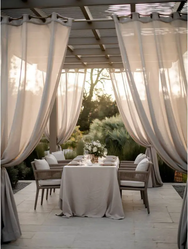 Outdoor Dining Table Decor Ideas