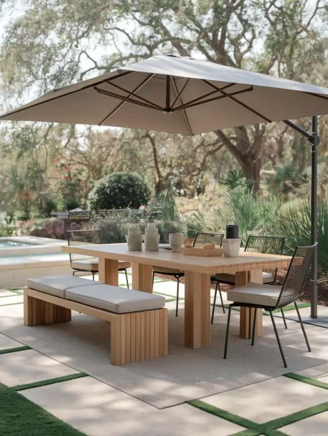 Outdoor Dining Table Decor Ideas