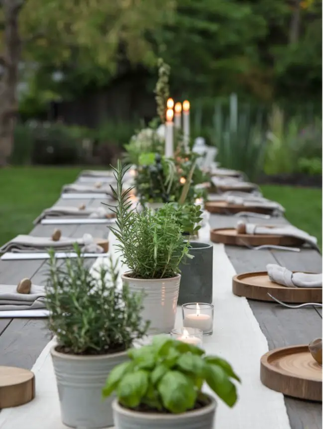 Outdoor Dining Table Decor Ideas