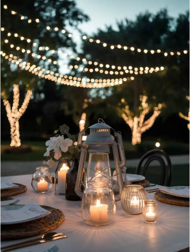 Outdoor Dining Table Decor Ideas