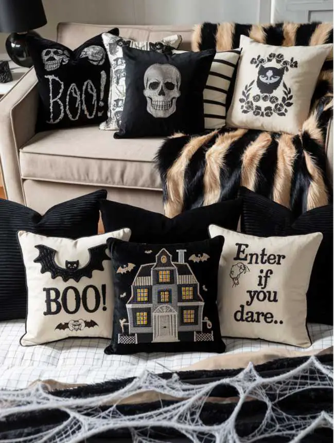 Turn Furniture into Spooky Halloween Decor