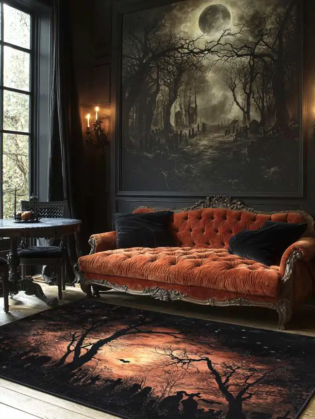 Turn Furniture into Spooky Halloween Decor