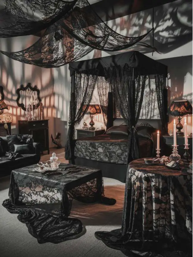 Turn Furniture into Spooky Halloween Decor