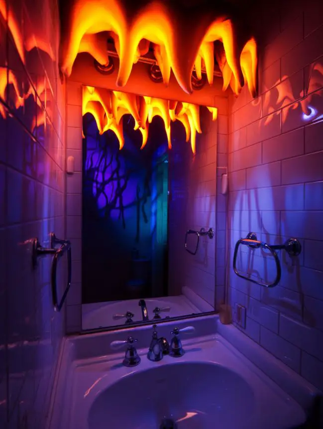 Turn Your Bathroom into a Halloween Chamber