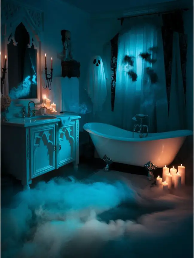 Turn Your Bathroom into a Halloween Chamber